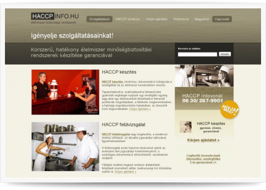 HACCPInfo - HACCP szolgáltatások