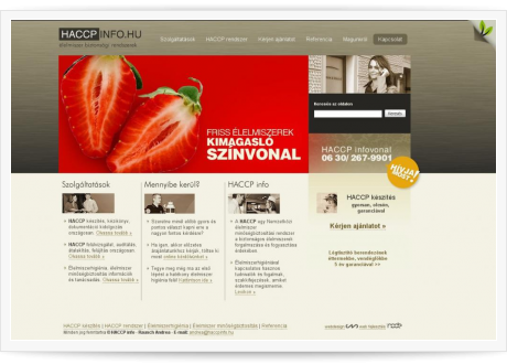 HACCPInfo - címlap HACCPInfo - címlap